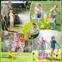 2 x Water Valve for Sprinkler Toys, Adjustable Water Flow Pressure Control Toy, New Creative Ways to Play, Kids Water Splash Pad & Sprinkler Accessories with 2M Hose for Fun Summer Outdoor Games