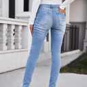 LookbookStore Fleece Lined Jeans for Women High Waisted Skinny Sherpa Jeans Winter Jeggings Warm Denim Pants Trousers (Blue, S)