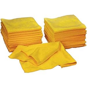 Signature Ultra Plush Microfiber Towels, Pack of 10, Yellow