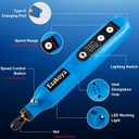 Cordless Rotary Tool, Multi-Purpose Power Rotary Kit with 75 Accessories, 5 Variable Speed & 3.7v Type-C Charging Rotary Tool for Engraving, Sanding, Polishing, Drilling, Grinding, DIY Crafts