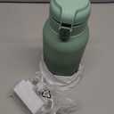 Momcozy Portable Milk Warmer for Travel  Dual Heating Modes for Breast Milk & Water, Portable Bottle Warmer with Fast Heating & Long Battery Life, 17 Ounces Large Capacity to Meet Your All-Day Needs (Gradual Change of Green)