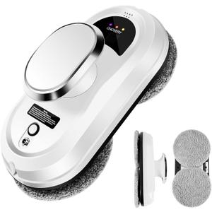 Window Cleaner Robot,Smart Glass Cleaning Robotic with 5600Pa Strong Suction,Remote Control Window Cleaning Robot for Windows/Tiles/Class Door