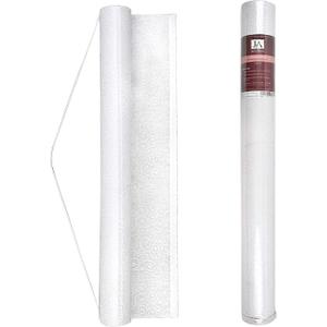 J&A Homes White Wedding Aisle Runner - Professional-Grade Nylon, Includes Tape Double-Sided Adhesive - Disposable Scroll Pattern Runner Great for Indoor or Outdoor Weddings, Prom, Parties, 3' x 50'