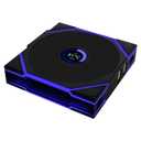 Lian Li UNI Fan TL LCD Wireless 120-Single Pack-2.4 GHz Wireless Signal ARGB Fan-Infinity Mirror-Daisy-Chain -Customizable Lighting Effects-Controller NOT Included & Required - Black (12TLLCD1W1B)