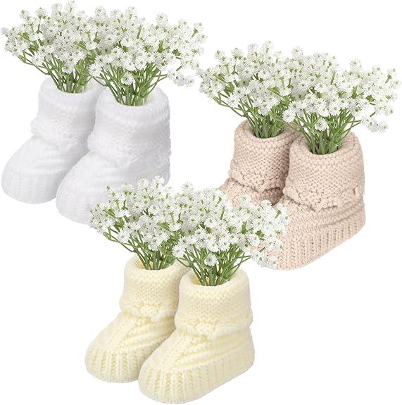 Carlita‘s Blooms 15pcs Ivory Roses Artificial Flowers Silk Fake Flowers Realistic White Roses Bouquet Long Stem for Wedding Home Party Birthday Decoration