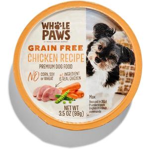 Whole Paws, Grain-Free Wet Dog Food, Chicken Recipe, 3.5 Ounce (EXP 06/01/28)