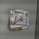 KPOSIYA 60 Pcs White Bakery Boxes with Window Individual Cupcake Box 4x4x2.5 Inches Cookie Boxes Kraft Paper Brown Gift Box for Pastries, Cookies, Pie, Donuts, Macaroon (60, White)