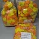 5Pcs Marigold Garland for Decoration,5 Feet Artificial Marigold Flowers Diwali Decorations for Home,Orange and Yellow Artificial Marigold Heads for Diwali Party,Indian Weddings,Halloween,Wreath