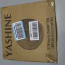 YASHINE PVC Drain HOSE 2"*100ft, Pool Backwash Hose, Heavy Duty Reinforced Blue PVC Lay Flat Water, For Swimming Drain Pools and Clean Filters, with 2 Clamp