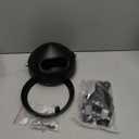 LisylineAuto 5.75 Inch Motorcycle Headlight Housing Bracket Headlamp Shell Cover 5-3/4 Headlight Mount Bucket for Harley Yamaha Suzuki Chopper Black Motorbike Headlight Bucket