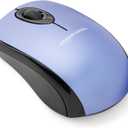 Amazon Basics 2.4 Ghz Wireless Optical Computer Mouse with USB Nano Receiver, Blue