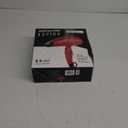 Nano Titanium Italian Rapido Hair Dryer - Professional, Lightweight 2000 Watt Blow Dryer (Red)