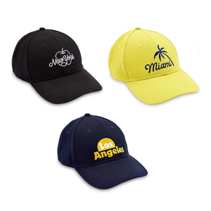 Baseball Caps for Men and Women, Los Angeles, Miami, New York (3 Pack)