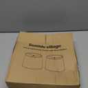 Lampshades Set of 2, Drum Lampshades 11.6" Top x 12.6" Bottom x 9.8" High, Seaside village Medium Lampshades (Spider Fitter), Beige Lampshades Natural Linen Hand Crafted, Easy Assembly Required