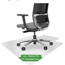 Chair Mat for Carpet- Low Pile (1/4" Thick) Carpet Protector for Office Gaming Computer Desk Chair. Heavy Duty Desk Chair Mat for Carpeted Floors, Semi Transparent