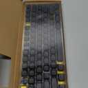 Guffercty kred Black XDA Profile PBT Keycaps, 142-Keys Gentleman Custom keycaps for 60% 65% 75% 100% Fullsize US&ISO Layout Mechanical Gaming Keyboard (Gentleman)