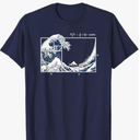 The Great Fibonacci Wave T-Shirt, Size S
