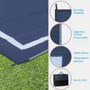 Ogrmar 5x8 FT Reversible Mats, Outdoor Rug for Patio Clearance, Waterproof Carpet, Plastic Straw Rug for Indoor Outdoor, Floor Mat&Rug for RV Porch Camping Backyard Deck Balcony Beach Trailer (Blue)
