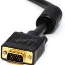 Monoprice 102897 3-Feet Super VGA Male to Female Monitor Cable with Ferrites Black