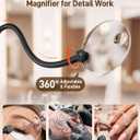 Half Moon Lash Light, 24-inch Professional Shadow-Free Lamp for Lash Techs
