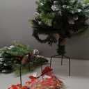 2pcs Artificial Christmas Tree with Ground Spikes, Pine Trees with Tripod Stake, Outdoor Christmas Decorations for Porch, Driveway, Yard B 2pcs