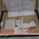 19 Highlighter, Led Note Board with Colors,13.8"X10",4 Modes & 7 Colors Lumiboard Led Drawing Board for Kids, Light Up Sign, Acrylic Dry Erase Board with Stand, Include Adapter, Hanging Chain, Spray Bottle