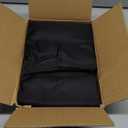 HolidayIdeas 2 Pack Fitted Tableclothes - 48 x 24 Inch - Black Rectangle Tablecloths for 4 Foot Tables, Fabric Table Cover Protector for Parties, Craft Show, Trade Show