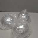 Cabilock Clear Plastic Fillable Ornaments 350ml Cupcake Box 10pcs Mousse Cake Muffin Carrier Acrylic DIY Mother's Day Party Christmas Tree Decorations Dessert Packaging Holder Bakery Food Container