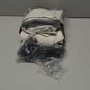 Short Linen Blackout Curtains for Bedroom 45 Inches Length 2 Panels Set, Kitchen/Bathroom Curtains for 42 Inch Small Window, Heat Blocking Thermal Insulated,Hook Belt Pleated/Back Tab (Birch)