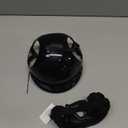 LESYPET Dog Helmet and Goggles, Large Dog UV Protection Pet Sunglasses Motorcycle Helmet, Adjustable, Riding and Driving, Black