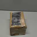 Spinning Whiskey Glass, Crystal Cut Design Rotating Tumbler with Decorative Base (Vertical stripes)