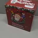 MICOCAH 6.6FT Long Christmas Inflatables Santa Claus on Sleigh with Snowman & Reindeer Outdoor Decorations, Giant Xmas Blow Up Yard Decor Build in LEDs & Tethers Stakes for Holiday Indoor Patio Lawn