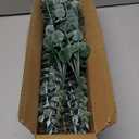 Sggvecsy 36pcs Eucalyptus Stems Decor Artificial Eucalyptus Leaves Faux Eucalyptus Stems Real Touch Fake Greenery Branches for Wedding Flower Bouquet Centerpiece Home Office Decoration