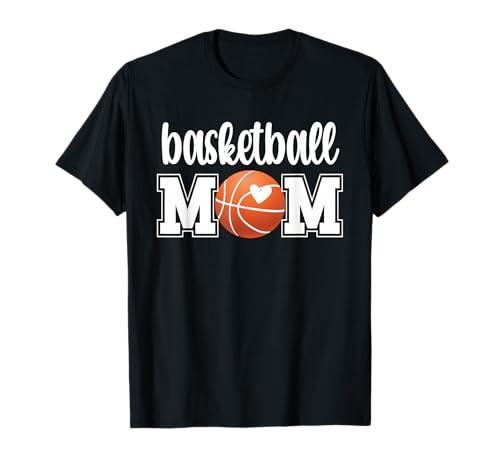 Basketball Mom | Basketball Mother of A Basketball Player T-Shirt Medium