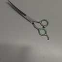 LovinPet Pet Grooming Scissors Professional Dog Cat Grooming Shears with Round Blunt Tip Stainless Steel, Dog Curved Scissors for Grooming Cats Dogs Grooming Tools