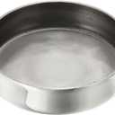 PATIKIL Pipe End Cap,1Pcs 304 Stainless Steel Tube End Caps Round Fitting Cap 76mm / 3inch OD Polished Pipe Cover Silver for Plumbing HVAC Industries Metal Tubing Water Gas Welding