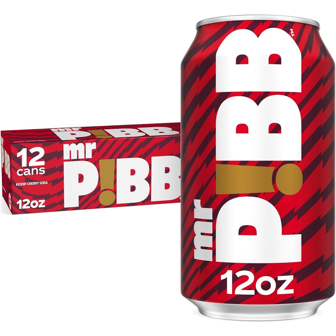 Mr. Pibb Fridge Pack Cans, 12 fl oz, 12 Pack, No BB Date Found