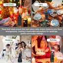 Brajttt Bud Vase Set of 25: Black Glass Vases - Small, Cute Vintage Set for Flower, Wedding, Home Decorations