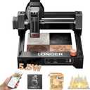 LONGER Ray5 Laser Engraver, 5500mW Portable Laser Engraver & Cutter, 12000mm/min High-Speed, for Wood, Acrylic, Glass & Leather, Ideal for Small Business & DIY, 130x130mm Working Area