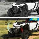 Front Iron Grill Compatible with 2024 2025 Polaris RZR XP/ XP4 1000