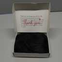 morvally Short Black Wavy Bob Wig with Bangs for Women 16 Inches Natural Synthetic Hair Wavy Wigs