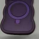 [Magnetic Stand & Wave Frame] Case for Samsung Galaxy S24 /S25 [Fit for MagSafe] [Military Drop Protective] Not Yellowing Translucent S24/S25 Phone Ring Cover for Women Men 6.2" Purple