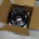 Customadeonly 5x120 Wheel Spacers | 2pcs 2" (50mm) Black Forged Hubcentric | 66.9mm Bore | M14x1.5 Studs | Fits Camaro, Corvette C8, Impala, CTS, CT5