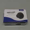 Bntuk Suction Cup Hooks for Door Wreaths, Vacuum Suction Wreath Hanger for Front Door Window Glass, Bath Robe Looafh Shower Hooks for Inside Shower - 4 Pack, Black