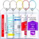 Cruise Ship Essentials for Carnival, Princess, NCL, MSC by JOLLYANTS, Cruise Luggage Tag Holders, Cruise Must Haves Waterproof & Reusable (2 Clear)