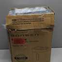 BONSEN Shredder for Home Office, 4 Gallons 8-Sheet Cross Cut Credit Card Shredder, Small Paper Shredder for Home Use, High Security Level P-4, ETL Certification (S3101) (Black)