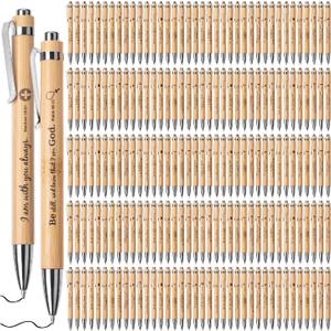 Mr. Pen- Bible Verse Pens, 200 Pack, Black Ink, Retractable, Christian Pens Bulk for Women & Men