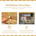 Radiance Cord Free Bamboo Shades - Roll-Up Shades for Porch, Patio & Interior Windows - Bamboo Shades for Indoor & Outdoor - Cocoa - 60" W x 72" L - (3370760E)