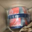 Pyrex Storage Plus 7-Cup Round Glass Food Storage Dish, Blue Cover, Pack of 2 - Original Genuine Made in the USA
