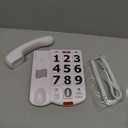 Landline Phones for Seniors, Adjustability Features, One-Touch Dialling,Big Button Phone for Seniors, Hard of Hearing Retro Telephone Corded Phones, with Handsfree Function (EX-LD-265)